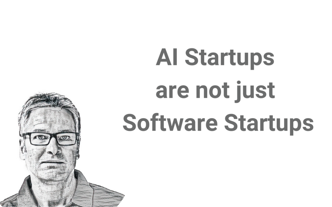 AI startups are not just software startups