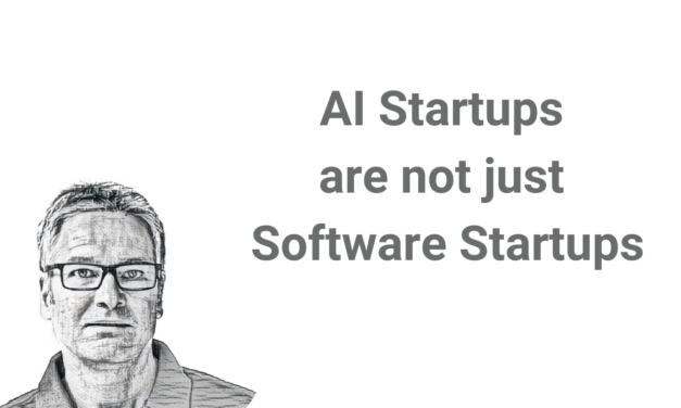 AI startups are not just software startups