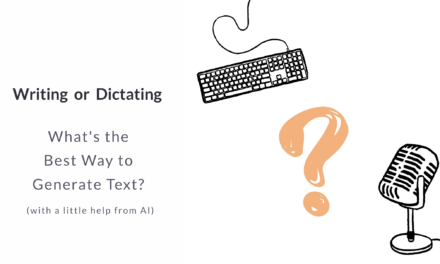 Writing or Dictation